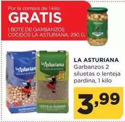 Alimerka La asturiana - garbanzos 2 siluetas o lenteja pardina oferta