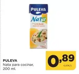 Alimerka Puleva - nata para cocinar oferta