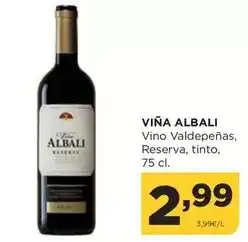 Alimerka Viña albali - vino valdepenas/ reserva/ tinto oferta