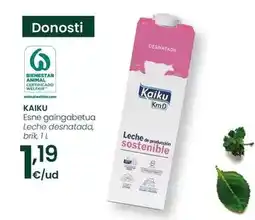Eroski Kaiku - leche desnatada oferta
