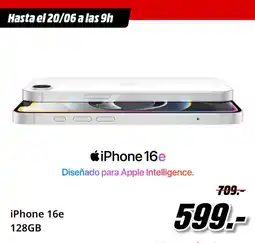 MediaMarkt Apple - iphone 16e 128gb oferta