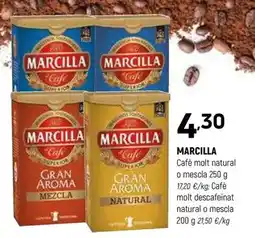 Coviran Marcilla - cafè molt natural o mescla oferta