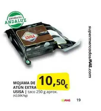 Supermercados MAS Mojama De Atún Extra Usisa 250g oferta
