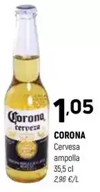 Coviran Corona - cervesa ampolla oferta