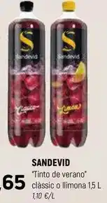 Coviran Sandevid - tinto de verano classic o llimona oferta