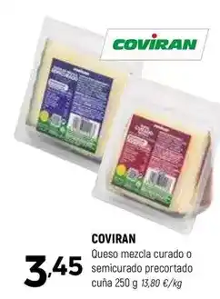 Coviran Coviran - queso mezcla curado o semicurado precortado cuna oferta
