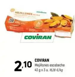 Coviran Coviran - mejillones escabeche oferta
