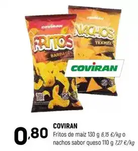 Coviran Coviran - fritos de maiz nachos sabor queso oferta