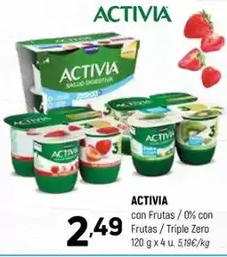 Coviran Danone - activia con frutas oferta