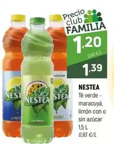 Coviran Nestea - te verde maracuya limon con o sin azucar oferta