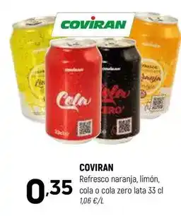 Coviran Coviran - refresco naranja, limón, cola o cola zero oferta