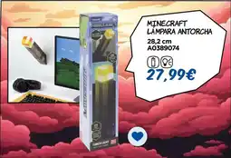 Juguettos Minecraft - lampara antorcha oferta