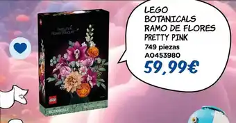 Juguettos Lego - botanicals ramo de flores pretty pink oferta