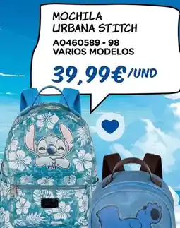 Juguettos Mochila urbana stitch oferta
