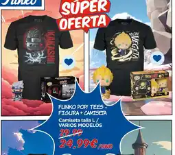 Juguettos Funko - pop? tees figura + camiseza oferta