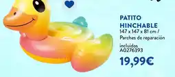Juguettos Patito hinchable oferta