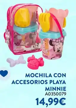 Juguettos Minnie - mochila con accesorios playa oferta