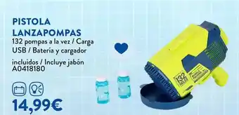 Juguettos Pistola lanzapompas oferta
