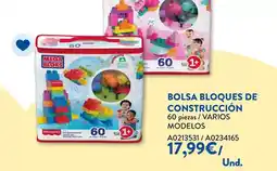 Juguettos Fisher-price - bolsa bloques de construcción oferta