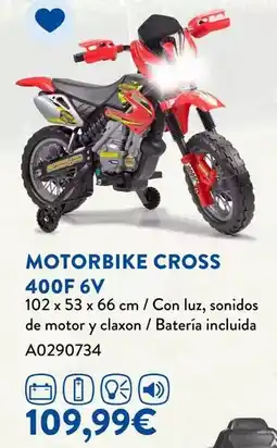 Juguettos Motorbike cross 400f 6v oferta