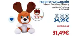 Juguettos Perrito parlanchín oferta