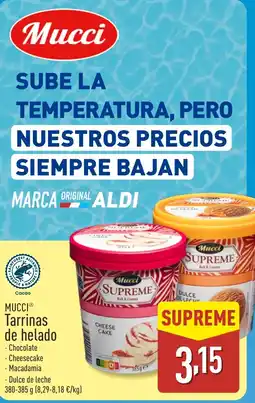 ALDI MUCCI Tarrinas de helado oferta