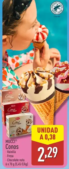 ALDI MUCCI Conos oferta