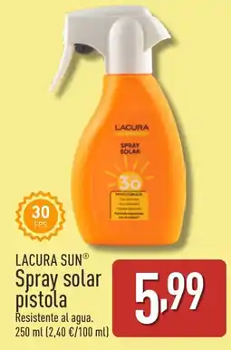 ALDI LACURA Sun Spray solar pístola oferta