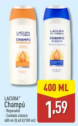 ALDI LACURA Champú oferta