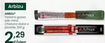 Eroski Arbizu - chistorra dulce o picante oferta