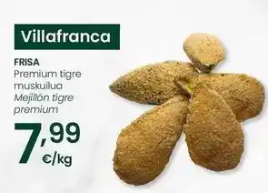 Eroski Frisa - mejillon tigre premium oferta