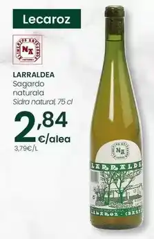 Eroski Larraldea - sidra natural oferta