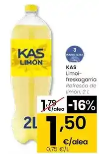 Eroski Kas - refresco de limon oferta