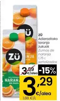 Eroski Alea - zumos de naranja oferta
