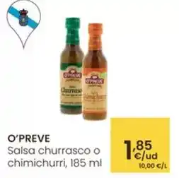 Eroski O'preve - salsa churrasco o chimichurri oferta