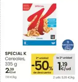 Eroski Special k - cereales oferta