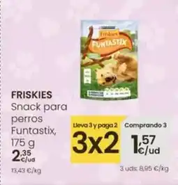 Eroski Friskies - snack para perros funtastix oferta