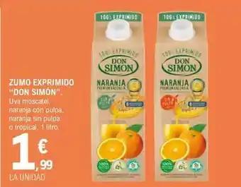E.Leclerc Don simón - zumo exprimido oferta