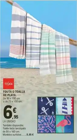 E.Leclerc Fouta o toalla de playa oferta