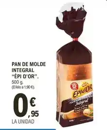 E.Leclerc Epidor - pan de molde integral oferta