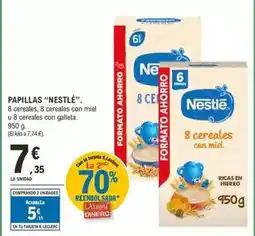 E.Leclerc Nestlé - papillas oferta