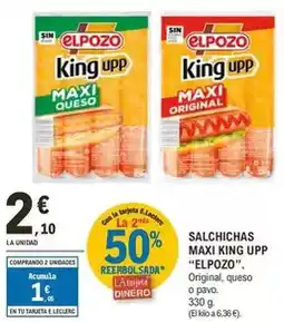 E.Leclerc Elpozo - salchichas maxi king upp oferta