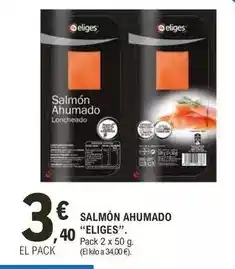 E.Leclerc Eliges - salmon ahumado oferta
