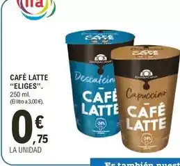 E.Leclerc Eliges - cafe latte oferta