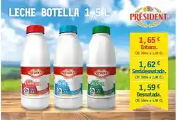 E.Leclerc Président - leche botella oferta