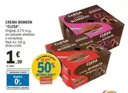 E.Leclerc Clesa - crema bombón oferta