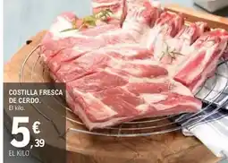E.Leclerc Costilla fresca de cerdo oferta