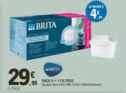 E.Leclerc Brita - pack 5 + 1 filtros oferta