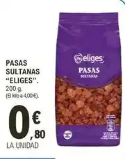 E.Leclerc Eliges - pasas sultanas oferta
