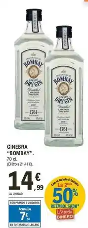 E.Leclerc Bombay - ginebra oferta